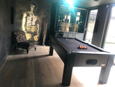 Classic Indoor Pool Table  - Black Square Leg - Slate Bed 6FT / 7FT